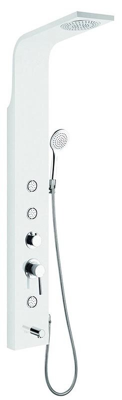 Гидромассажная душевая панель RGW Shower Panels SP-05, цвет белый ...
