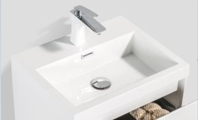 Раковина BelBagno BB-500-PM-LVB 50 см искусственный мрамор, белая ...